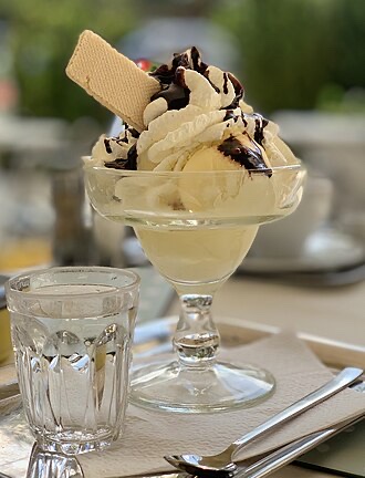 Coconut ice cream